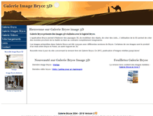 Tablet Screenshot of galerie-bryce.com
